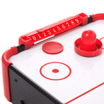 Airhockeytisch Meteor schwarz/rot