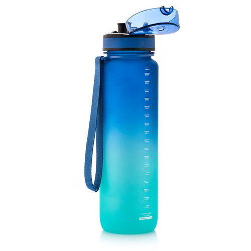 Meteor sports water bottle 1000 ml blue/turquoise