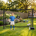 Meteor Football Goal 240x160x85 cm black