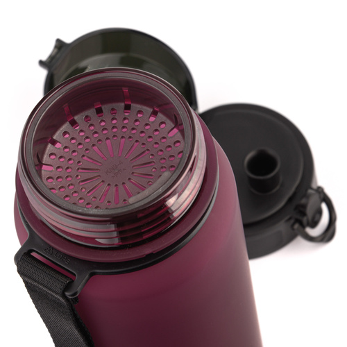 Sports water bottle Meteor 650 ml burgundy