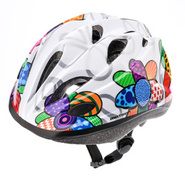 Meteor cycling helmet KS07 S 48-52 cm Colorful Flowers