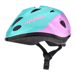 Kinderfahrradhelm Meteor KS07 M 52-56 cm Apper mint/rosa