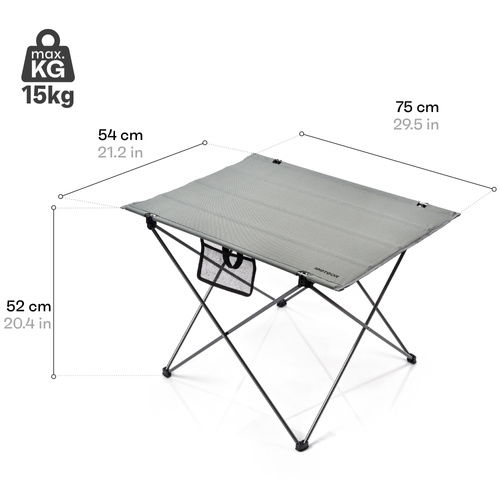 Meteor Viator folding table gray