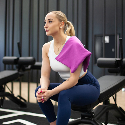 Ręcznik Meteor L 80 x 130 cm bakłażanowy