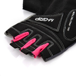 Radsporthandschuhe Meteor Gel GX34 L grau/rosa