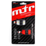 Fahrradlicht-Set Meteor Flex schwarz