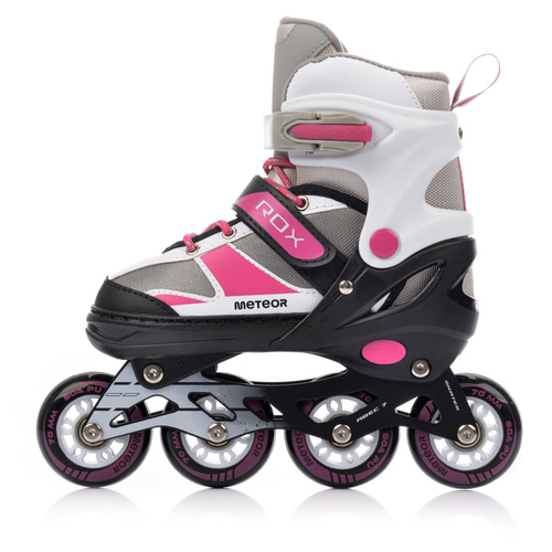 Inline skates Meteor Rox L 38-41 pink / gray