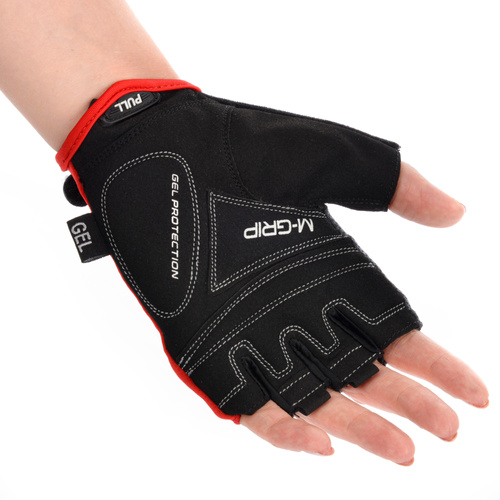 Bike gloves Meteor Gel GX33 M red