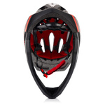 Fullface-Fahrradhelm Meteor Lupus S 48-52 cm schwarz/rot