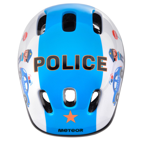 Kids bike helmet KS06 S 48-52 cm Police