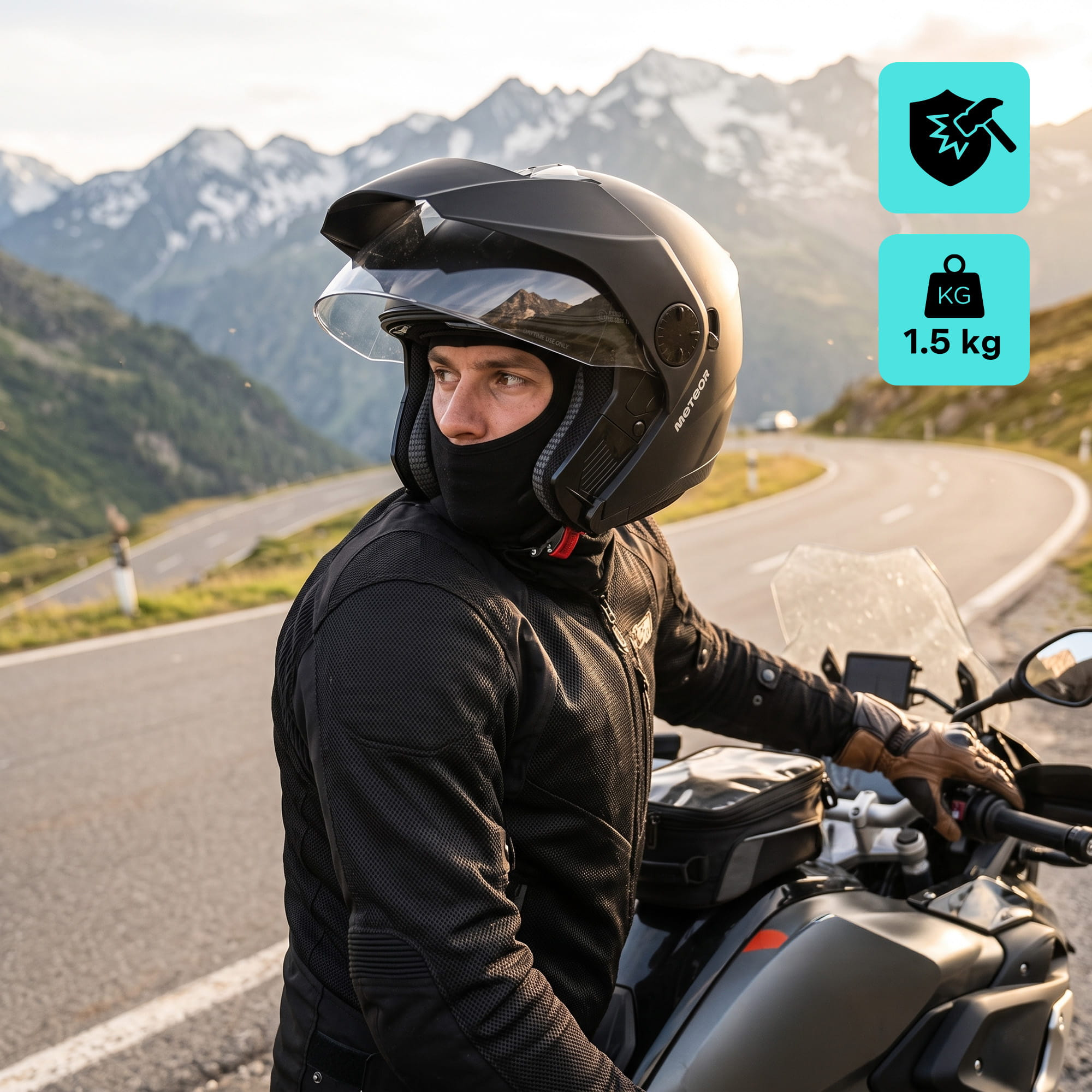 Kask motocyklowy Meteor Hekato L 59-60 cm czarny pol_pl_Kask-motocyklowy-Meteor-Hekato-L-59-60-cm-czarny-41456_15