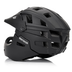 Fullface-Fahrradhelm Meteor Hydra L 58-61 cm schwarz