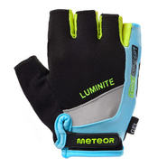 Bike gloves Meteor Gel GX38 XXS blue-green