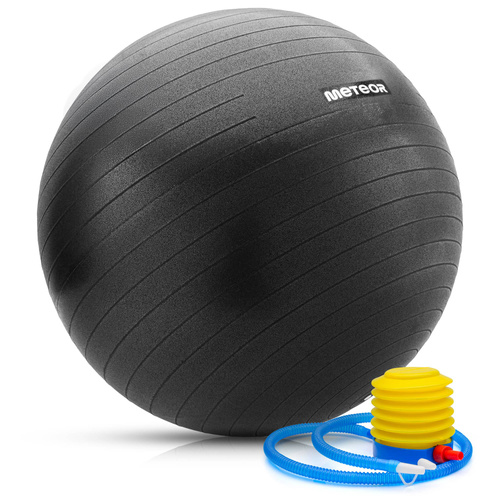 Fitness ball Meteor 75 cm black