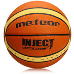 Piłka do koszykówki Meteor Inject 14 paneli 6 brązowy/beżowy