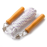 Skipping rope Meteor 3 m with wooden handles