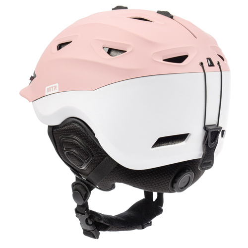 Ski helmet Meteor Montara L 58-61 cm white/pink