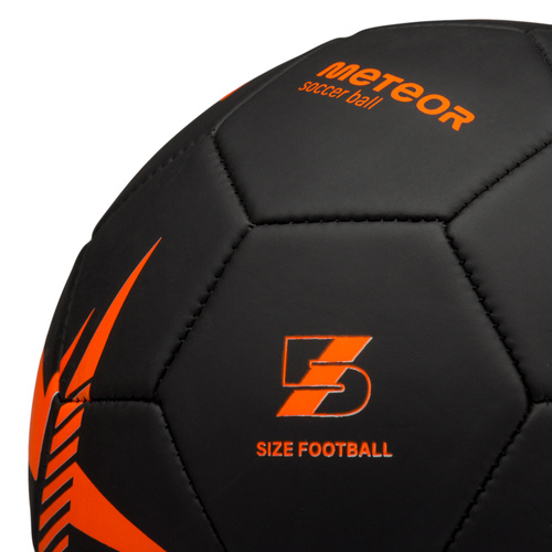 Meteor Spin Football 5 black/orange