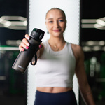 Sports water bottle Meteor 500 ml black