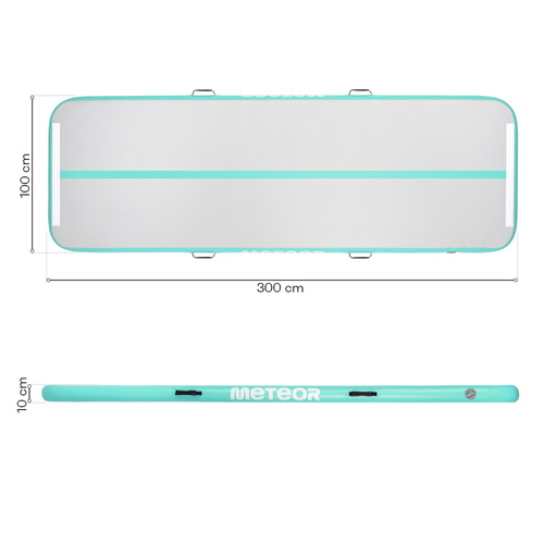 Inflatable air track Meteor 300 cm mint