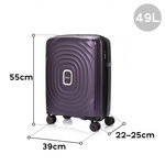 Swissbags Echo cabin case 55 cm purple