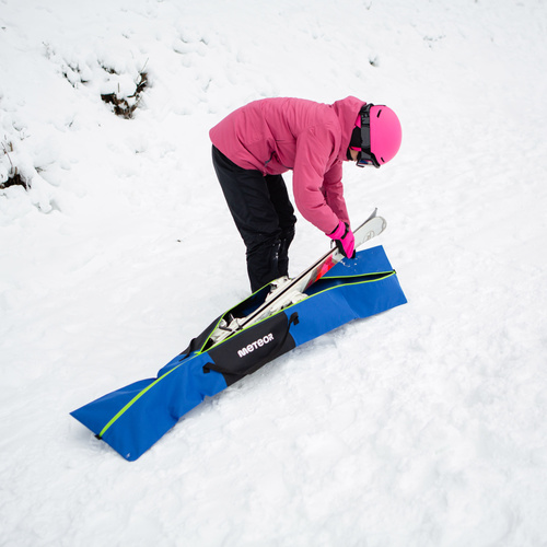 Ski-Set Meteor Croma blau