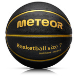 Piłka do koszykówki treningowa Meteor Cellular 7 czarny/złoty