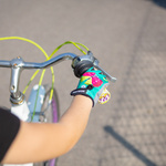 Fahrradhandschuhe Meteor Kids M Schmetterlinge