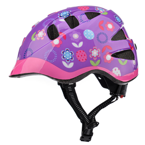 Kask rowerowy dla dzieci Meteor MA-2 S 48-52 cm Flower