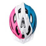 Fahrradhelm Meteor Marven S 52-56 cm rosa/weiß/marine