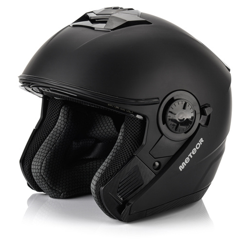 Motorcycle helmet Meteor Hekato XL 61 cm black