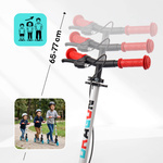 Scooter Meteor Dragon LED Wheels, Handbrake, Foldable
