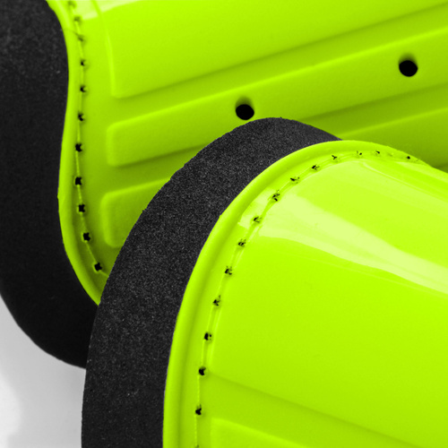 SOCCER SHIN GUARD METEOR M neon green