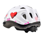 Kask rowerowy dla dzieci Meteor KS07 S 48-52 cm Hearts