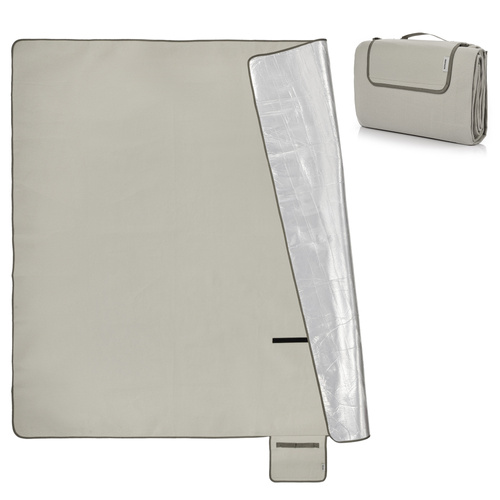 Picknickdecke Meteor 2XL 200x200 cm grau-beige