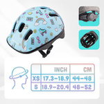 Kinderfahrradhelm Meteor KS06 S 48-52 cm Rainbow