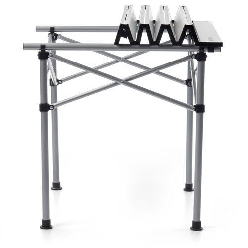 Meteor Bankada folding table silver