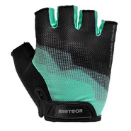 Rękawiczki rowerowe Meteor MX22 XS czarny/miętowy