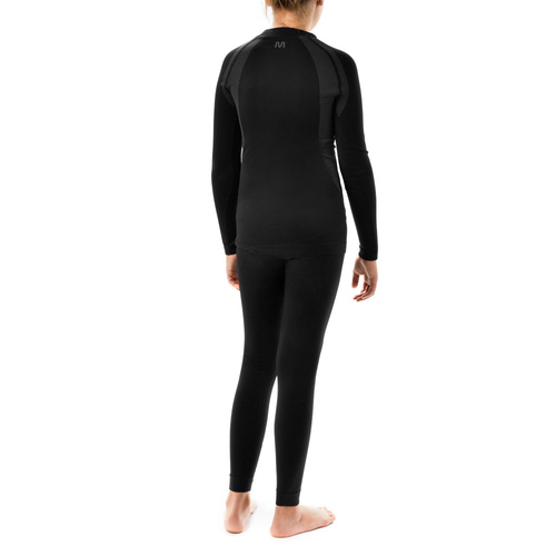 Thermoaktive Unterwäsche Kinder Meteor 140/152 Schwarz