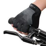 Rękawiczki rowerowe Meteor MX20 L czarny