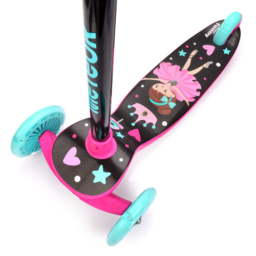 Three-wheel scooter Meteor Funny pink