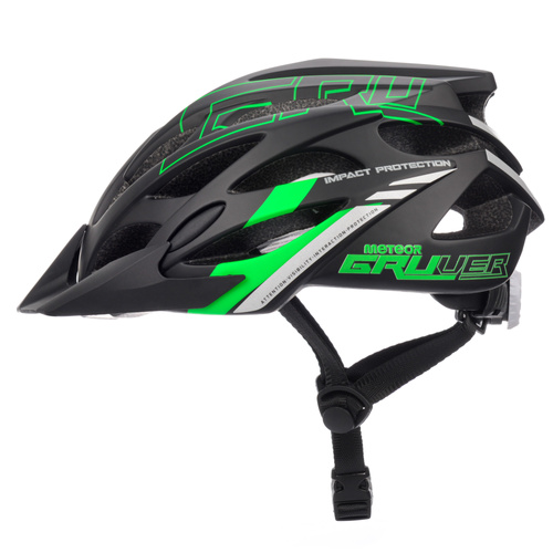 Meteor cycling helmet Gruver S 52-56 cm black/green