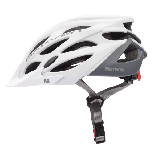 Fahrradhelm Meteor Marven S 52-56 cm weiß/grau