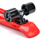 Plastic skateboard Meteor red/black/black