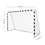 Meteor Football Goal 300x200x110 cm