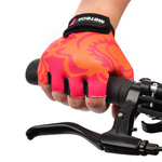 Meteor Kids S Big flower cycling gloves