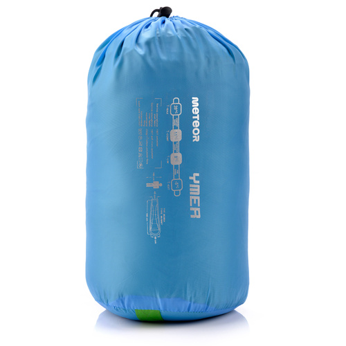 Schlafsack Meteor Ymer blau/grün