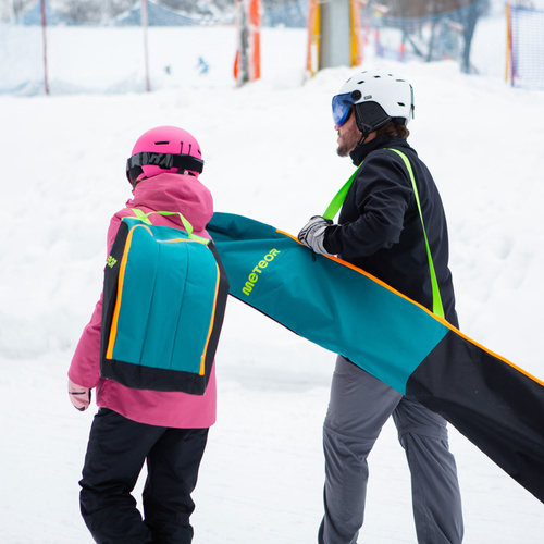 Ski-Set Meteor Norse grün/schwarz