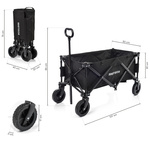 klappbare Transportwagen Meteor X-300 schwarz