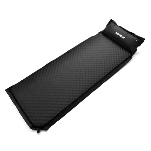 Self inflating mat Meteor 188×66×3,8 cm black